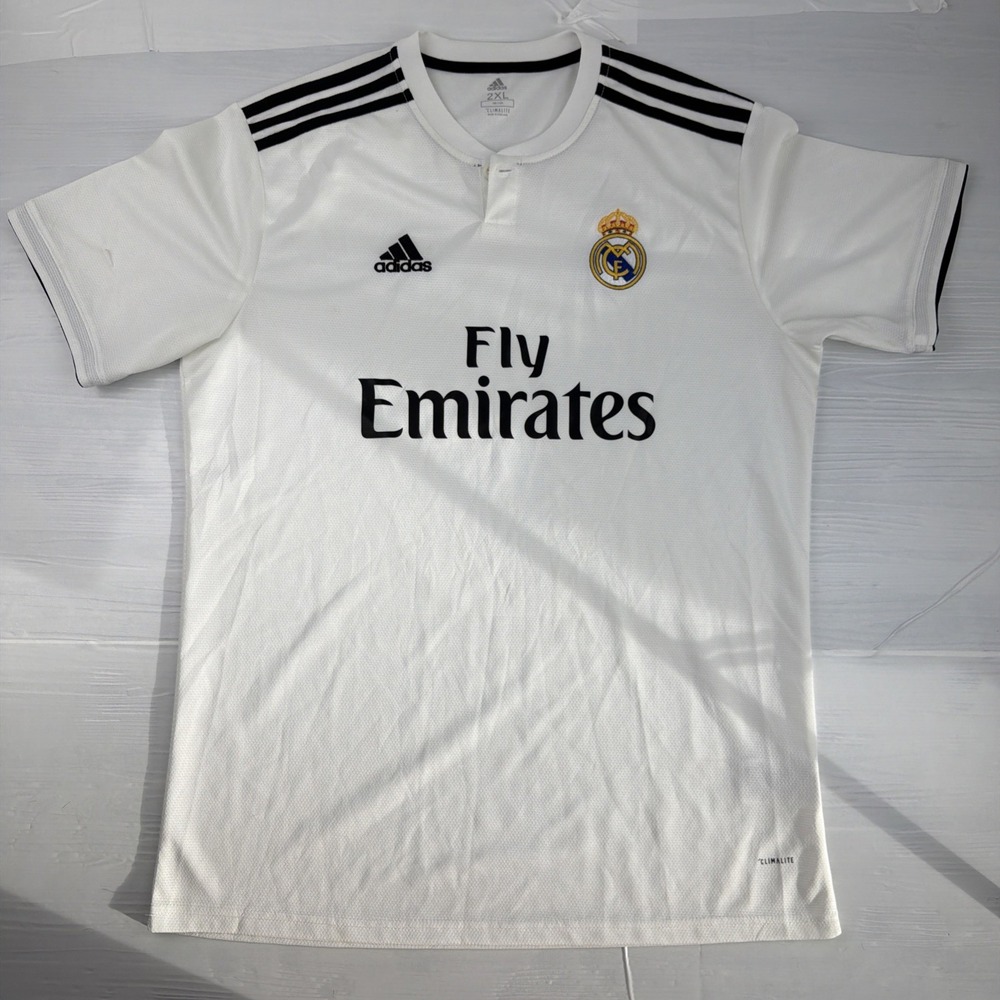 REAL MADRID 2018/2019 HOME FOOTBAL SHIRT SOCCER JERSEY ADIDAS SIZE 2XL CW1526